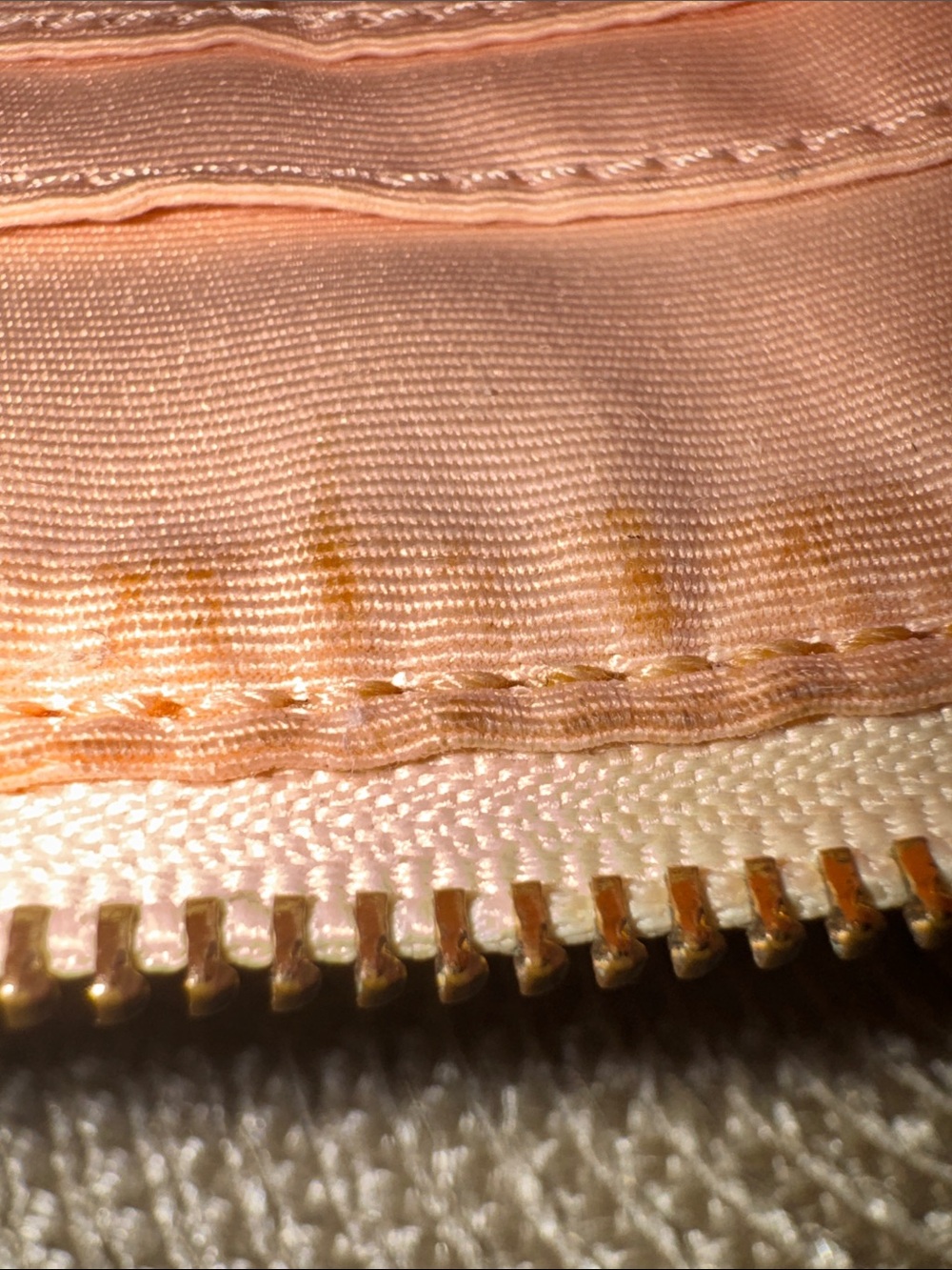 Coach Pebbled Leather Clutch-Shoulder Bag in Blush - Picture 5 of 6